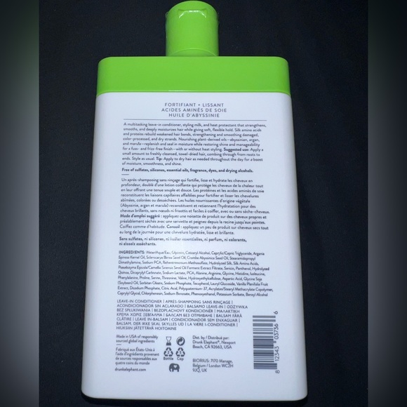 💚NWT💚 Drunk Elephant Silkamino Conditioning Leave-In Milk - Picture 2 of 3